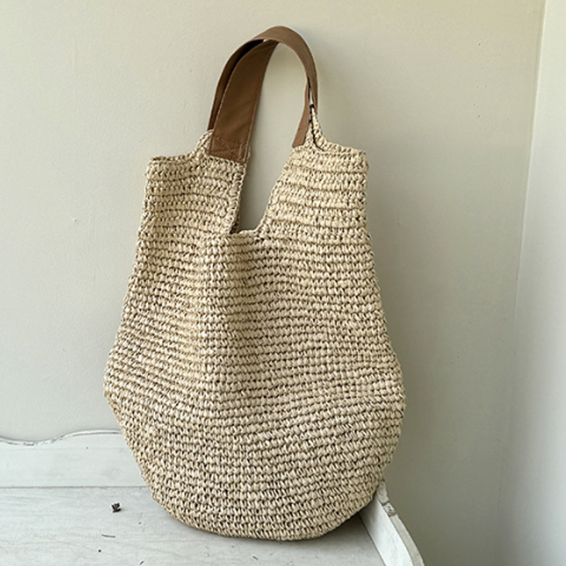 Luxury Beach Bags Ysl - الصيف شاطئ خمر اليدوية المنسوجة حقيبة