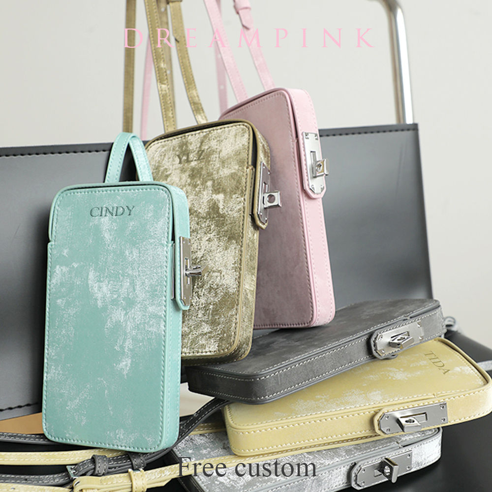 Luxury Bags Sling - حقيبة كروس نسائية صغيرة من الجلد