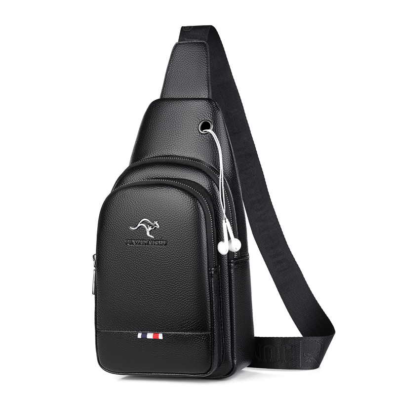 Luxury Bags Sling - Kagaroo العلامة التجارية الفاخرة الصدر حزمة