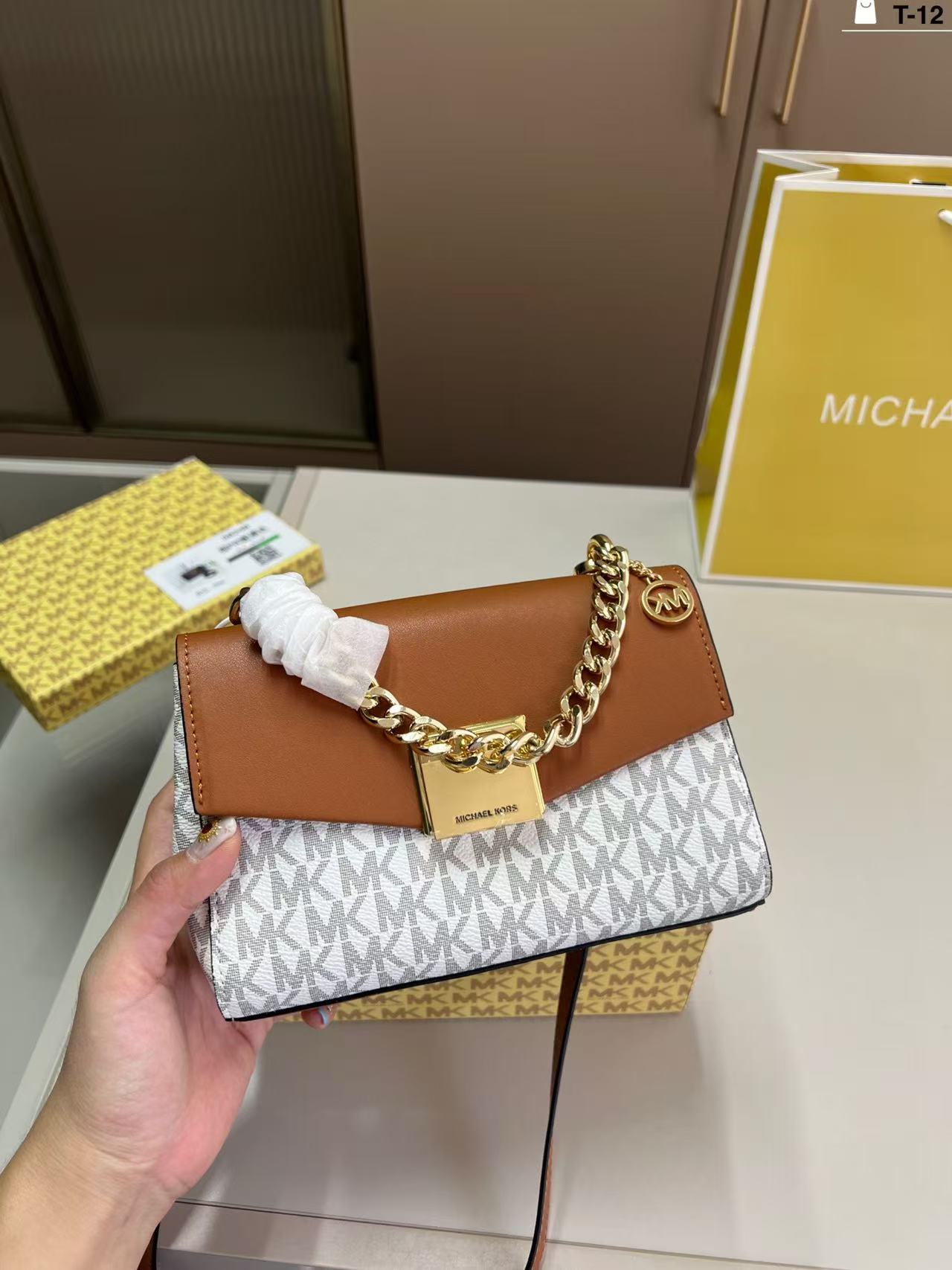 Luxury Bags Michael Kors - حقيبة كتف نسائية فاخرة جديدة تمامًا