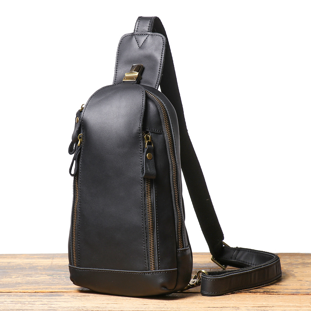 Luxury Bags Sling - حقيبة صدر بحمالة متعددة الوظائف للرجال