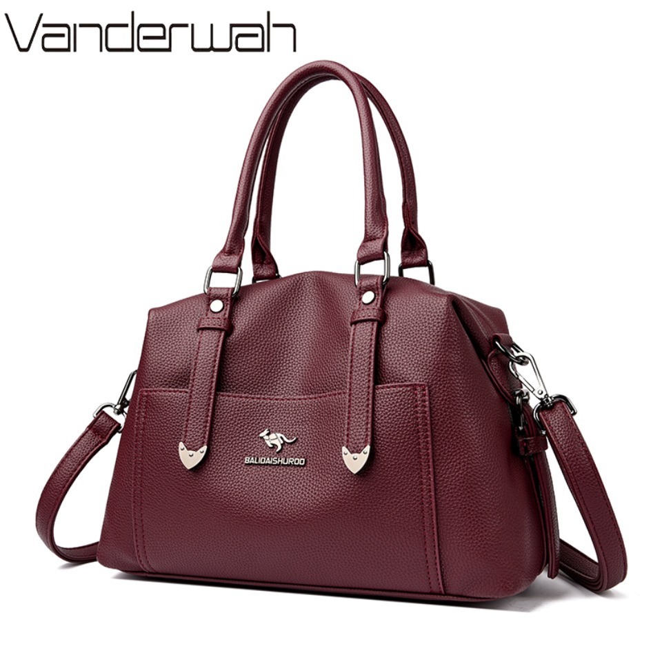 Luxury Bags For Travel - حقائب كتف جلدية ناعمة فاخرة بتصميم