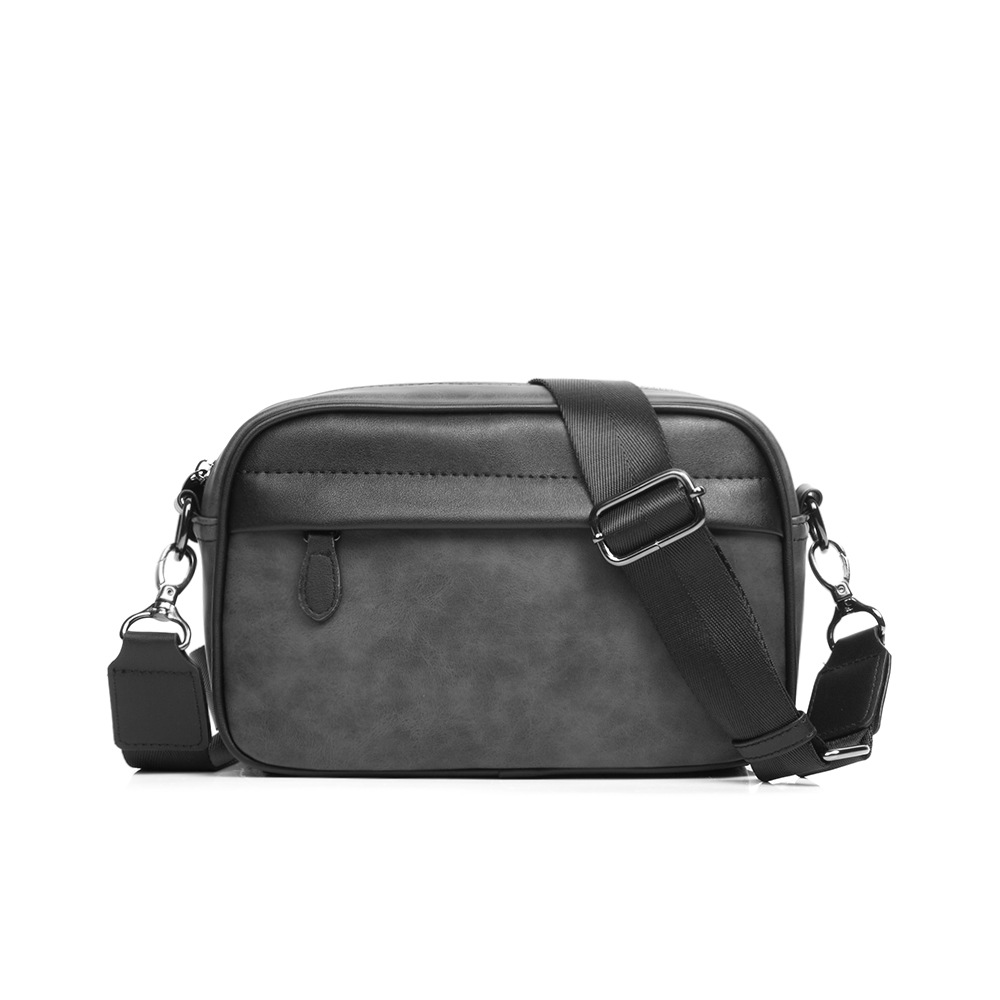 Luxury Bags Sling - حقيبة كتف جلدية فاخرة للرجال ،