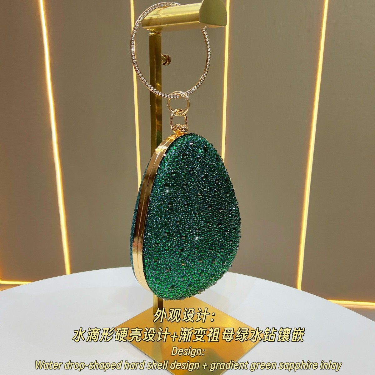 حقيبة يد فاخرة للسهرات باللون  - مراجعة Luxury Bags Green وسعره