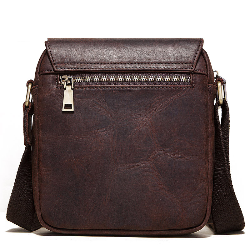 خمر مجنون الحصان جلد الرجال رس - مراجعة Luxury Bags Sling وسعره