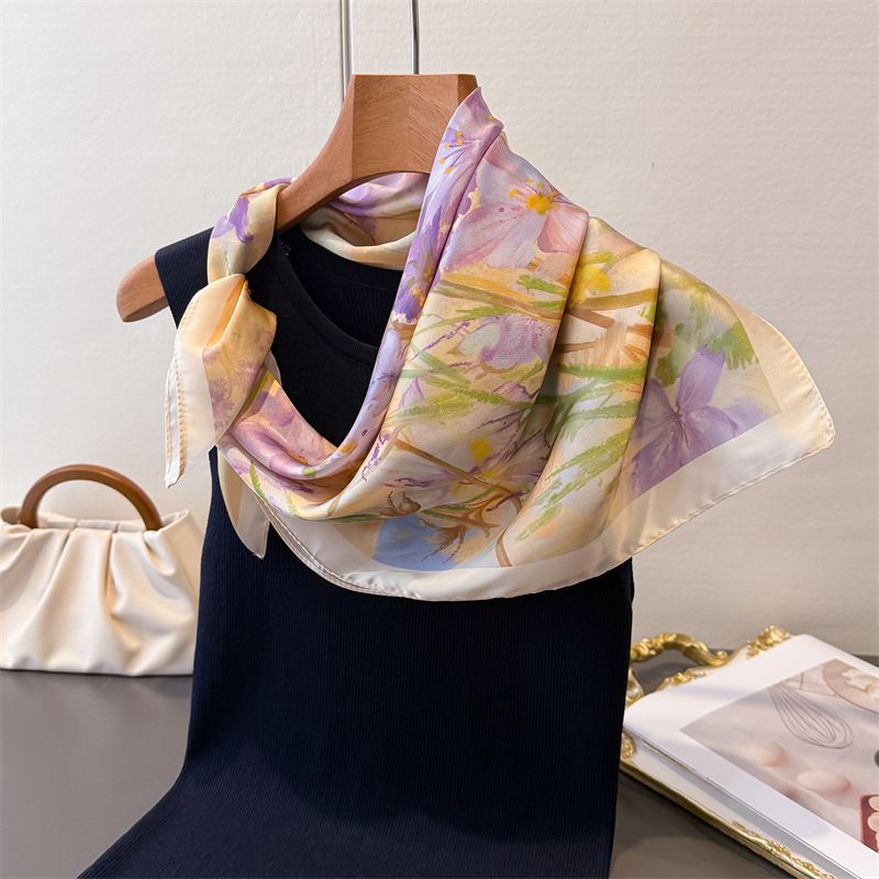 وشاح مربع مقلد للنساء، أوشحة م - مراجعة Luxury Bags For Travel وسعره