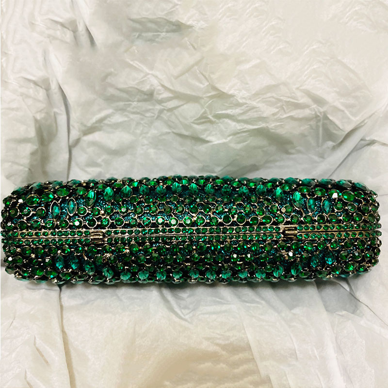 الفاخرة الأخضر حجر الراين مساء - مراجعة Luxury Bags Green وسعره