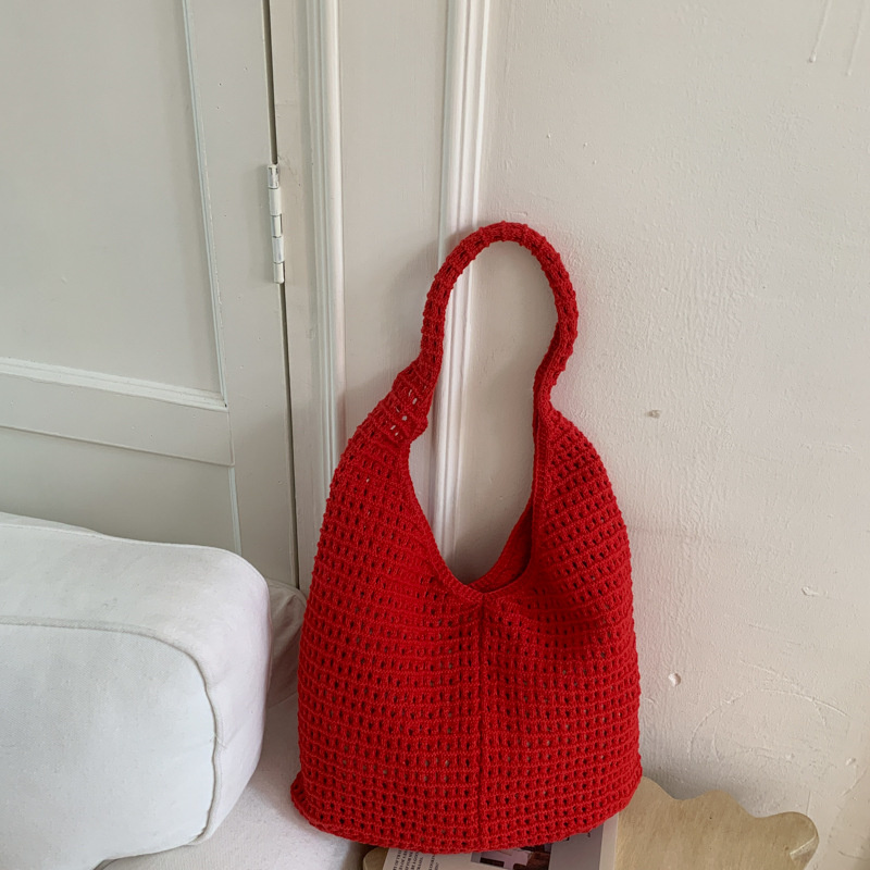 حقيبة نسائية كبيرة السعة منسوج - مراجعة Luxury Beach Bags Ysl وسعره