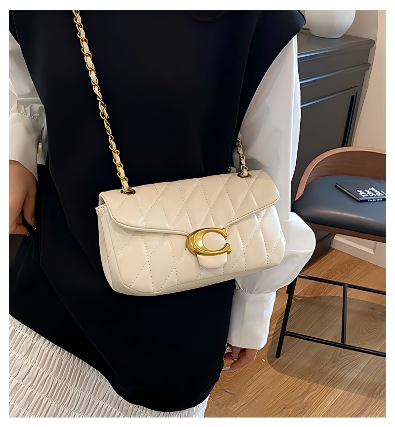 حقيبة كتف نسائية من الجلد المب - مراجعة Luxury Bags Logo وسعره