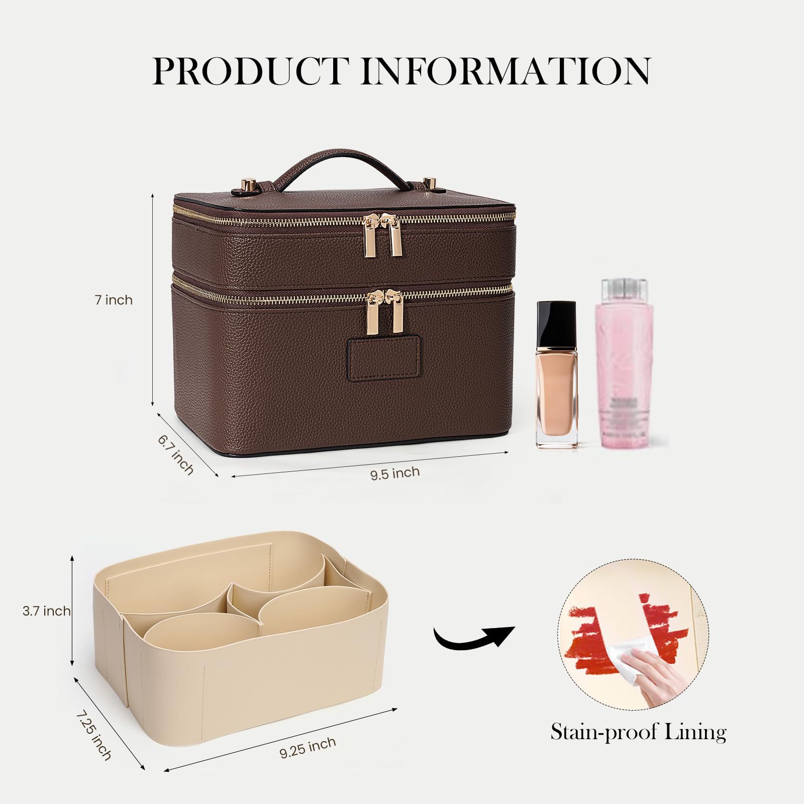 حقيبة مستحضرات تجميل فاخرة كبي - مراجعة Luxury Bags For Travel وسعره