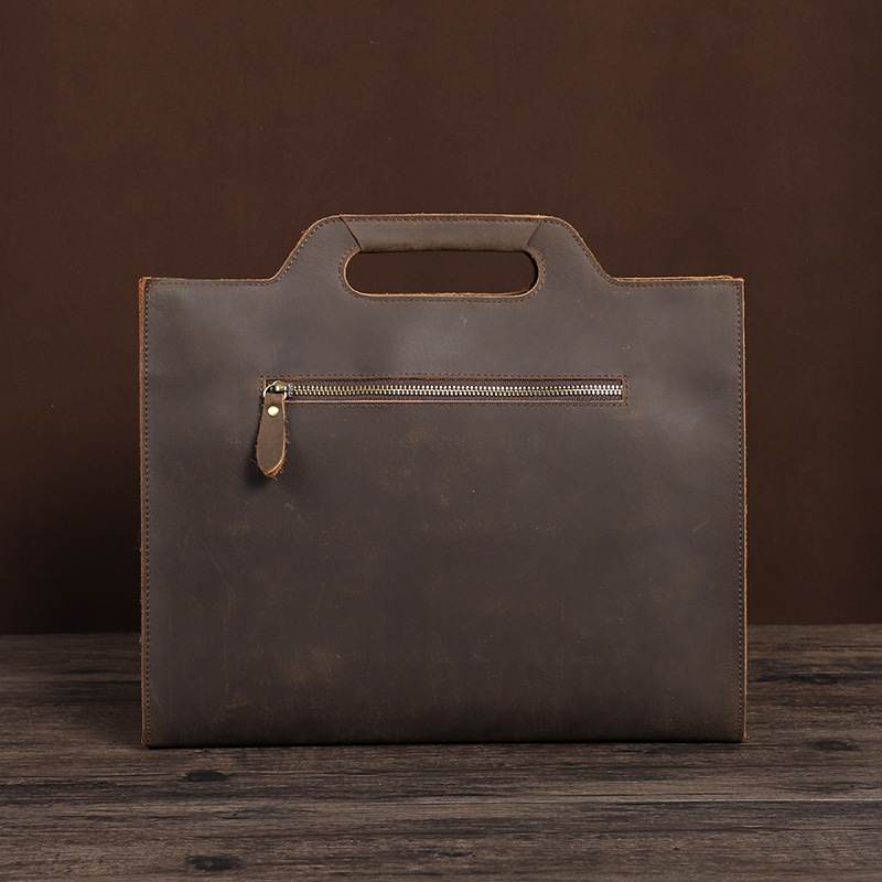 Newsbird سميكة جلد أسود حقيبة  - مراجعة Briefcase Leather Slim وسعره