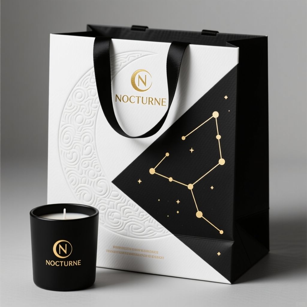 أكياس ورقية بيضاء فاخرة مقاومة - مراجعة Luxury Bags Logo وسعره