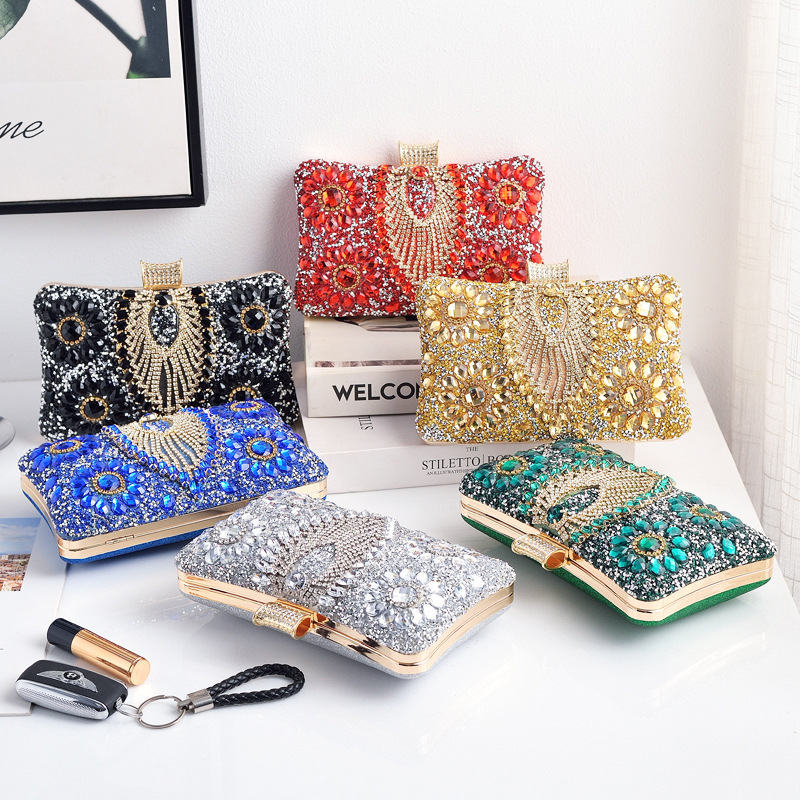 حقيبة يد مسائية فاخرة بشرابة خ - مراجعة Luxury Bags Green وسعره