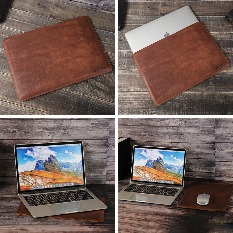 حافظة لابتوب من جلد كريزي هورس - مراجعة Briefcase Leather Slim وسعره