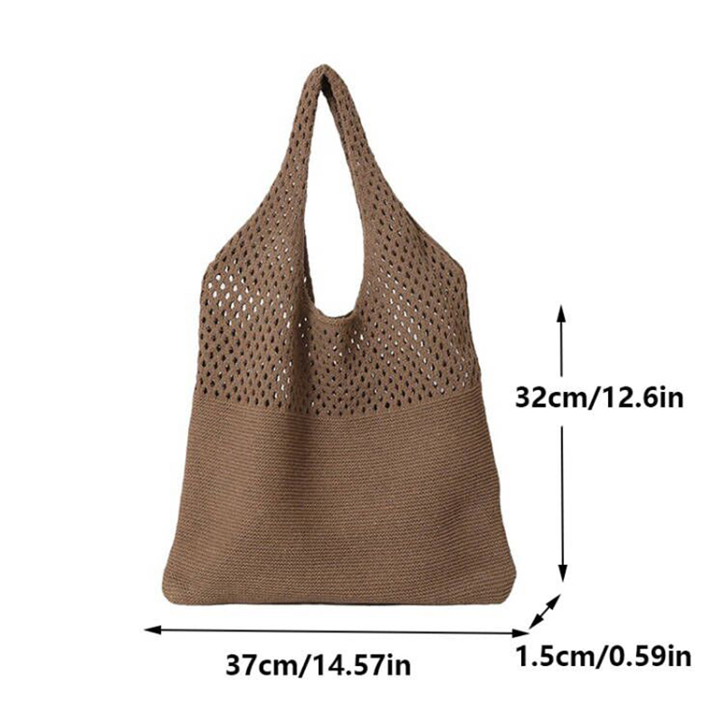 حقائب كتف نسائية محبوكة عصرية  - مراجعة Luxury Beach Bags Ysl وسعره