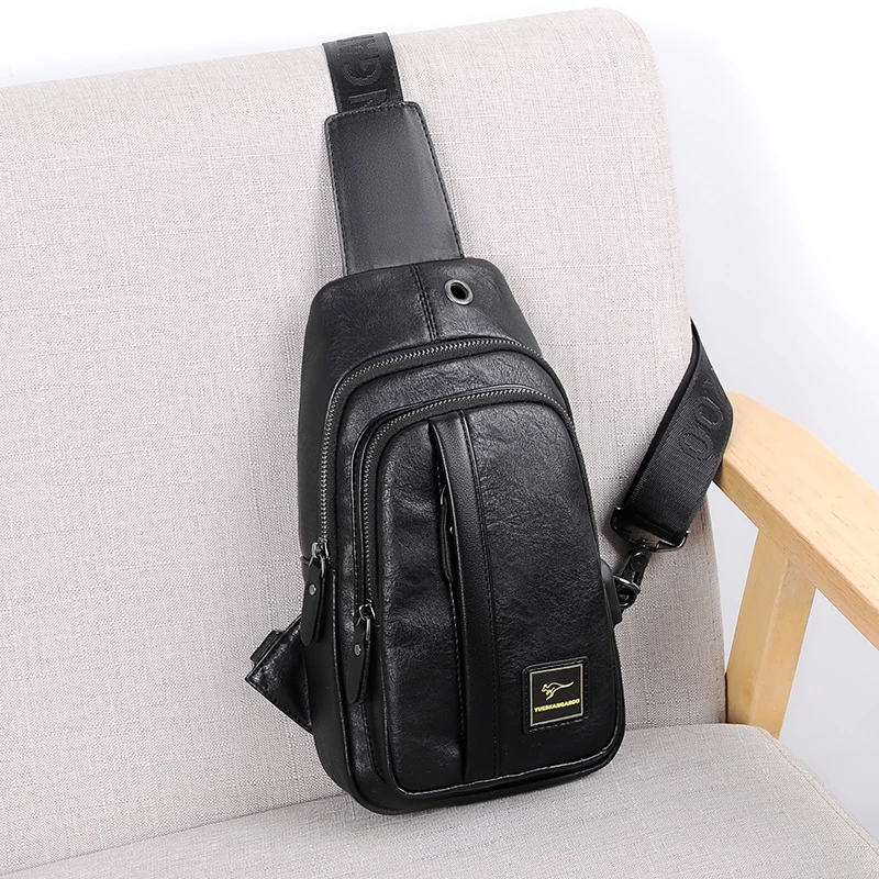 حقيبة صدر من جلد الكنغر للرجال - مراجعة Luxury Bags Sling وسعره