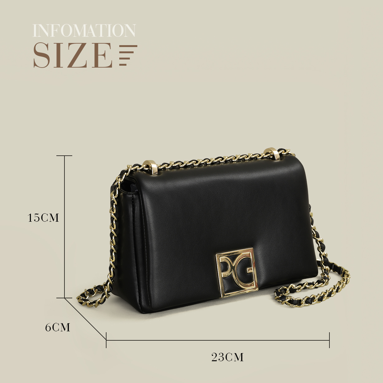 حقيبة نسائية من بي جي، حقيبة ف - مراجعة Luxury Bags Office وسعره