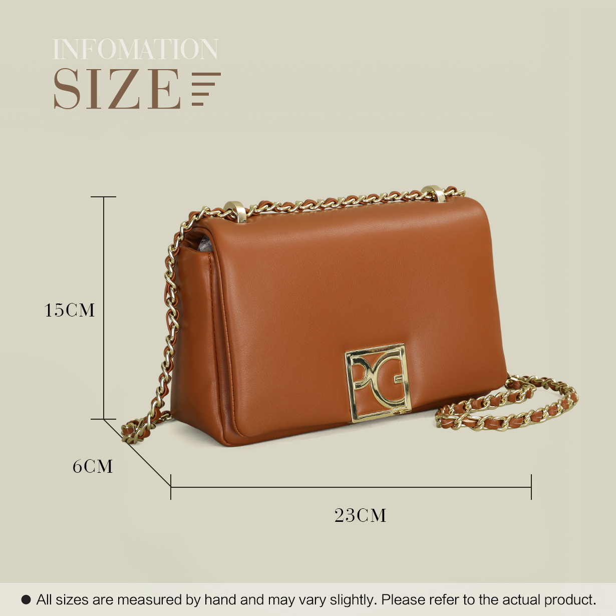 حقيبة نسائية من بي جي، حقيبة ف - مراجعة Luxury Bags Office وسعره