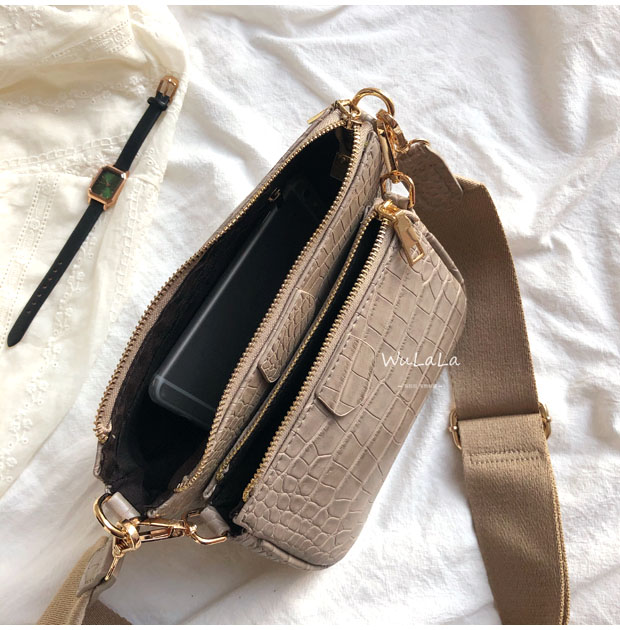 حقيبة كتف نسائية بطبعة جلد الت - مراجعة Luxury Bags Sling وسعره