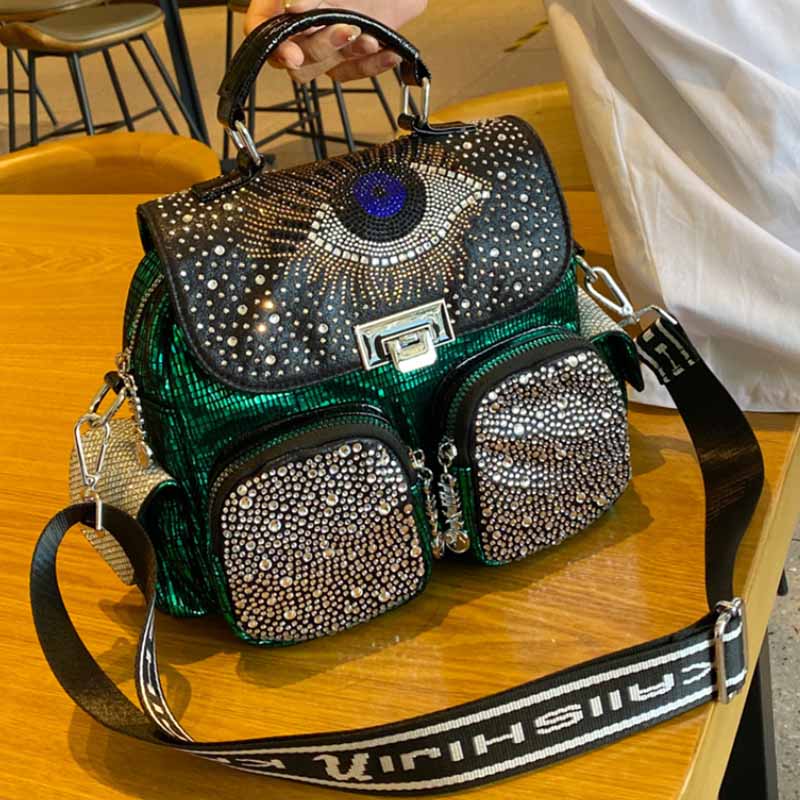 موضة المرأة على ظهره سعة كبيرة - مراجعة Luxury Bags For Travel وسعره