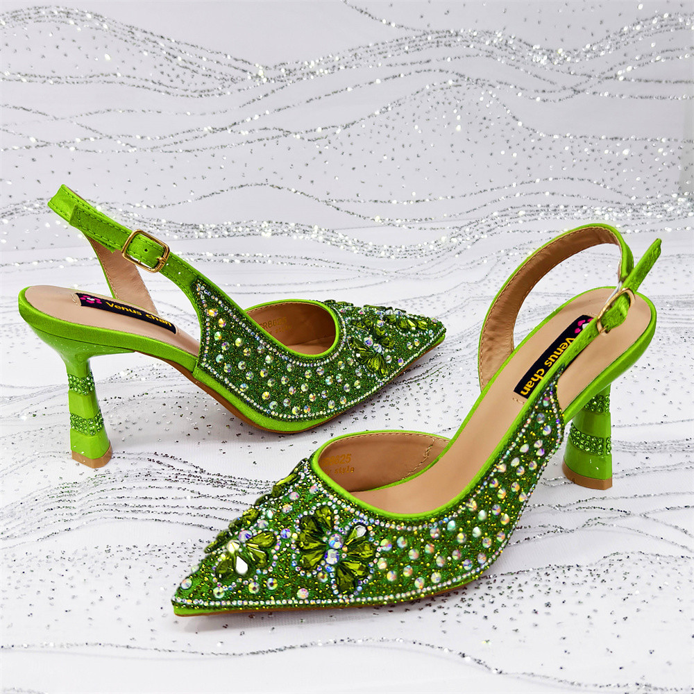 أحذية وحفلات فاخرة من حجر الرا - مراجعة Luxury Bags Green وسعره