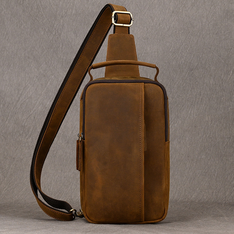 حقائب الصدر الذكور الفاخرة جلد - مراجعة Luxury Bags Sling وسعره