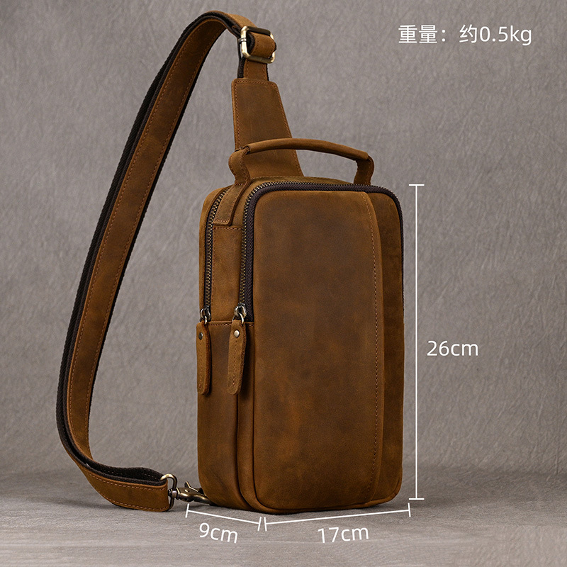 حقائب الصدر الذكور الفاخرة جلد - مراجعة Luxury Bags Sling وسعره