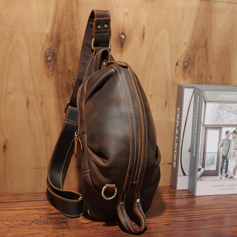 حقيبة صدر للرجال من الجلد الطب - مراجعة Luxury Bags Sling وسعره